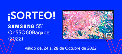 SORTEO TV Samsung 55 Qn55Q60Bagxpe (2022)