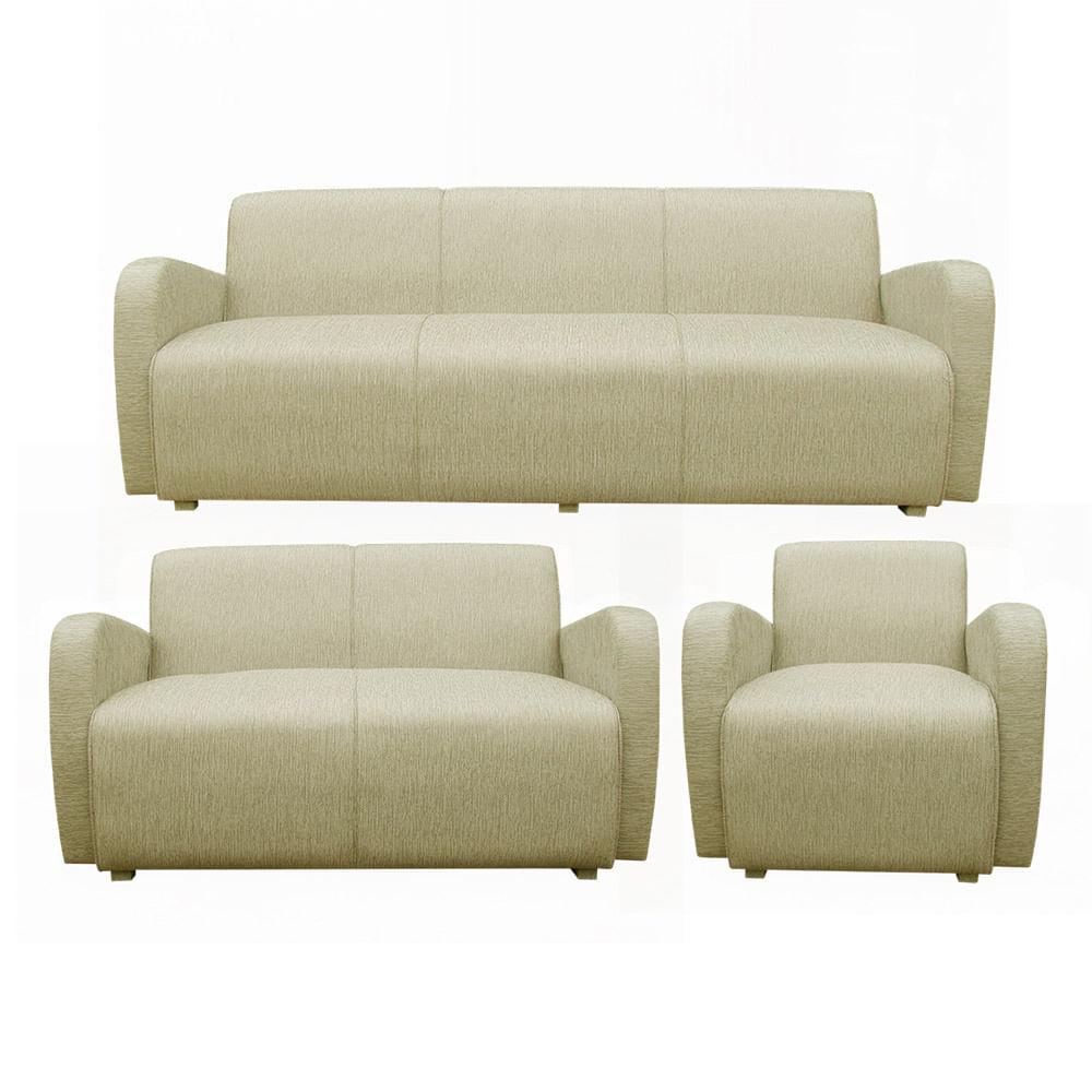 Casabella Sillones 3-2-1 Cuerpos Napolés Gris