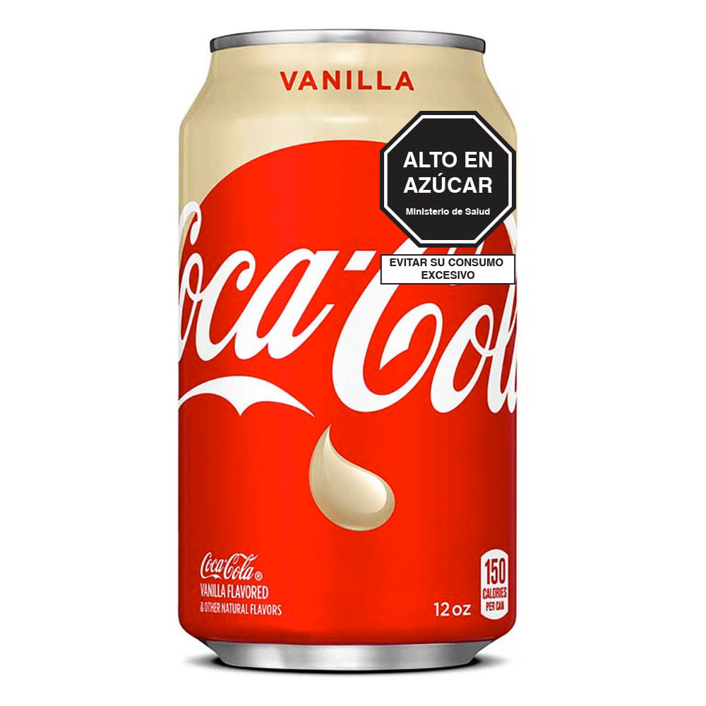 Gaseosa Coca Cola Vainilla Lata 355 ml