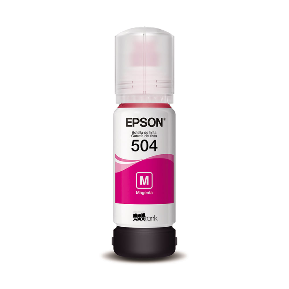 Epson Botella de Tinta T504 Magenta