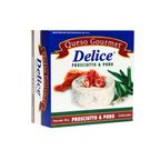 Queso Crema Gourmet Delice con Prosciutto & Poro Molde 150 g
