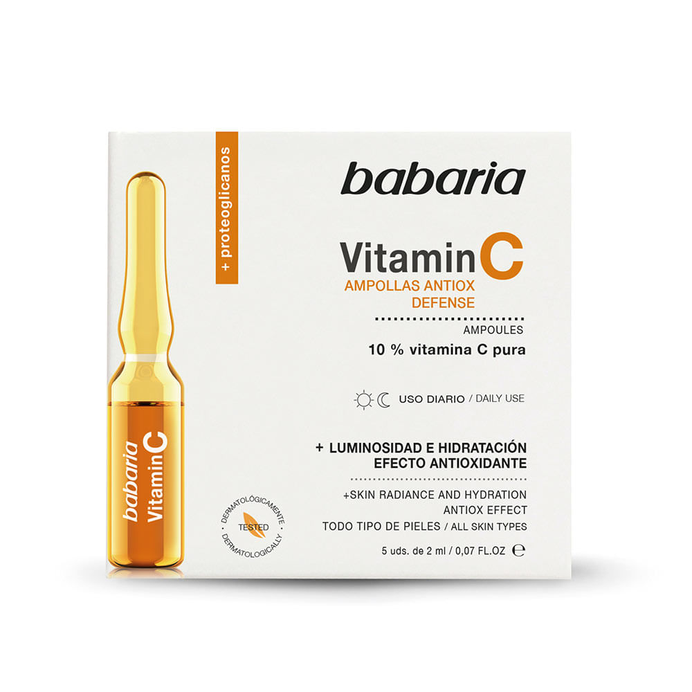 Ampolla Para Rostro Vitamina C Babaria Contenido 2 ml