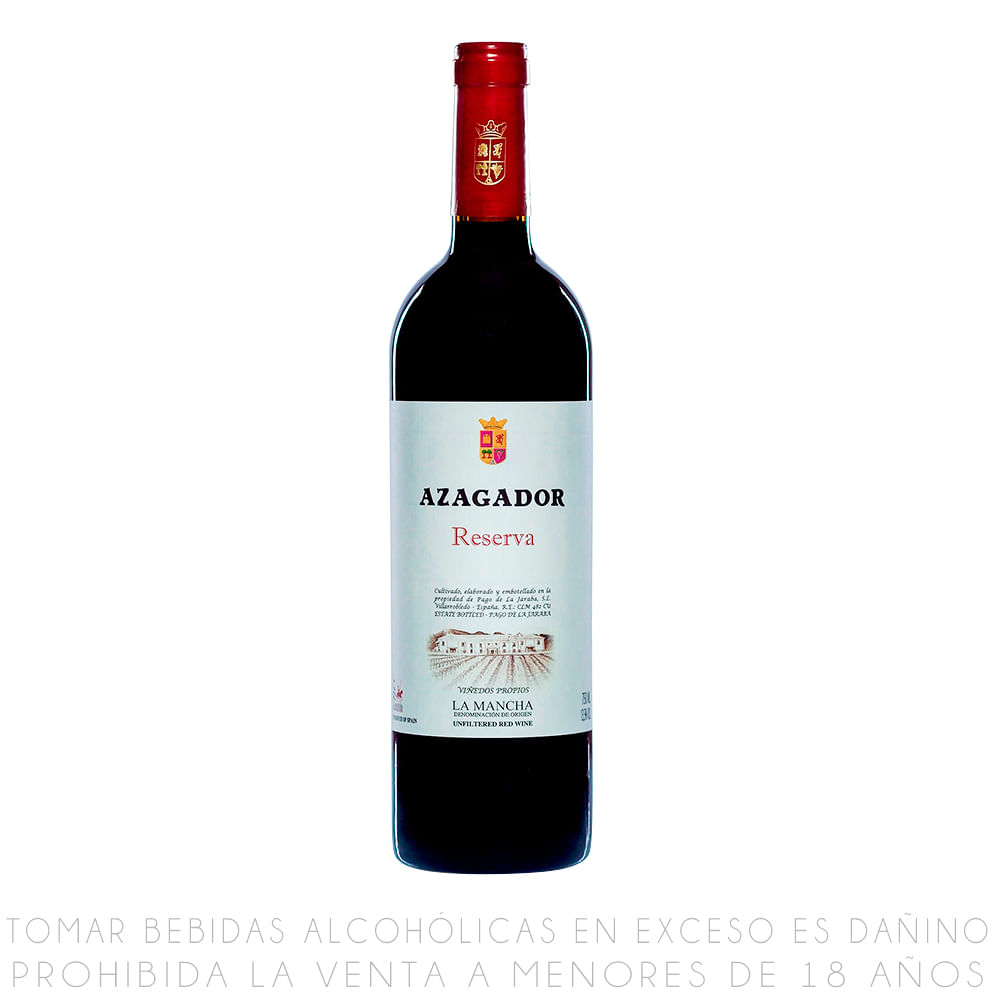 Vino Tinto Blend Azagador Reserva Botella 750ml