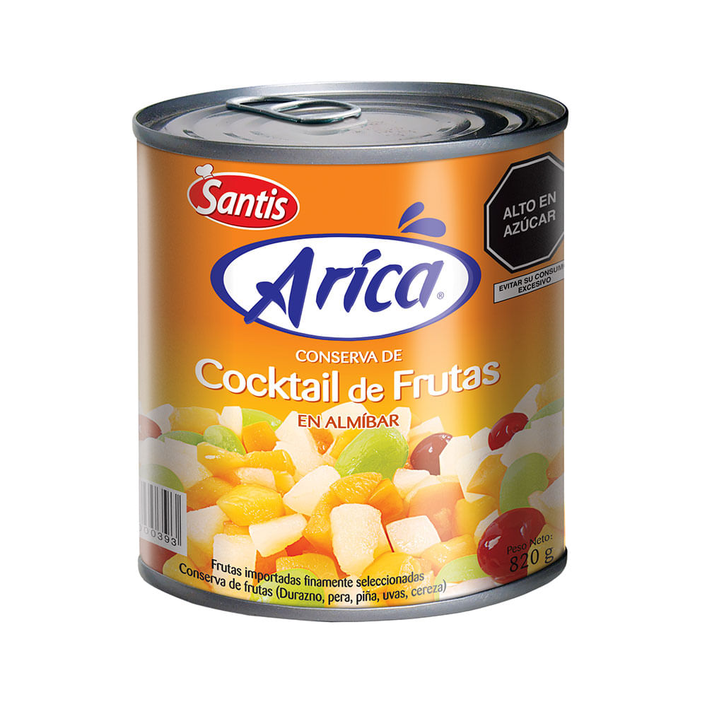 Cocktail De Frutas Arica Lata 820 g