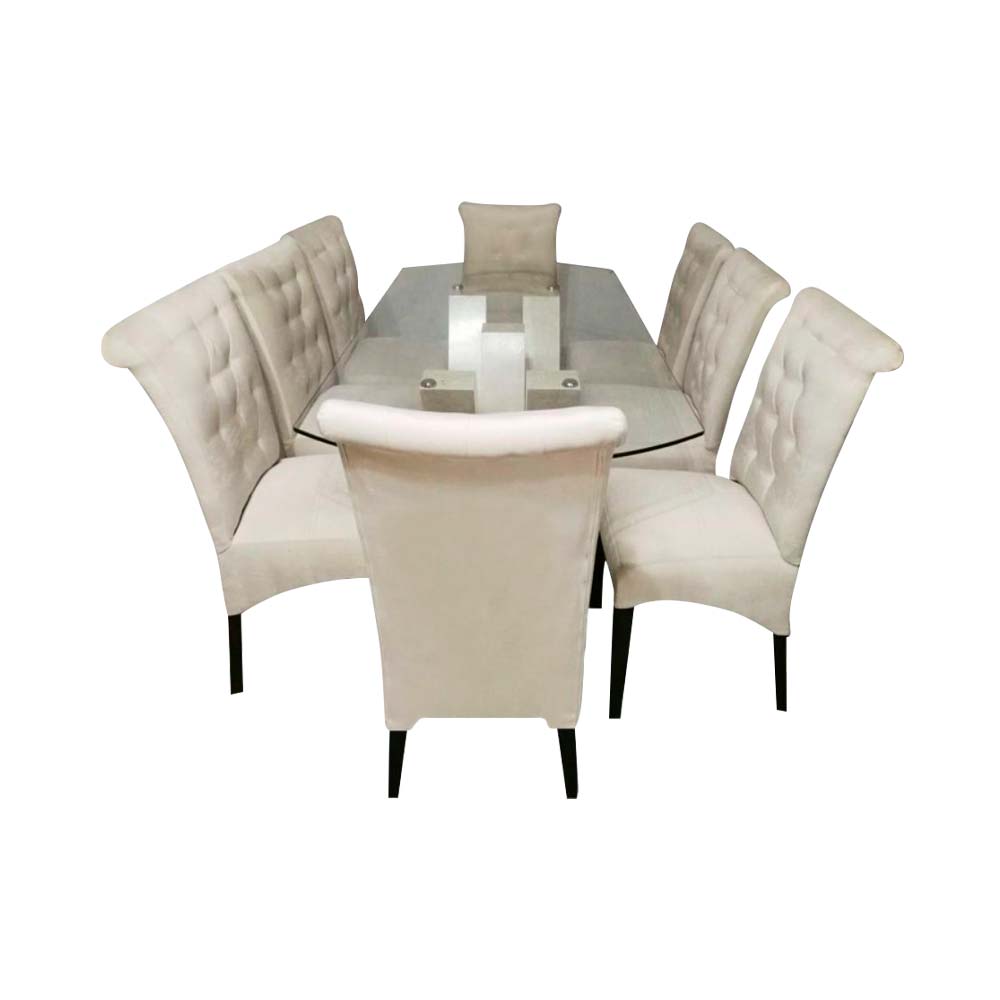 Decohome Juego de Comedor Gambi 8 Sillas