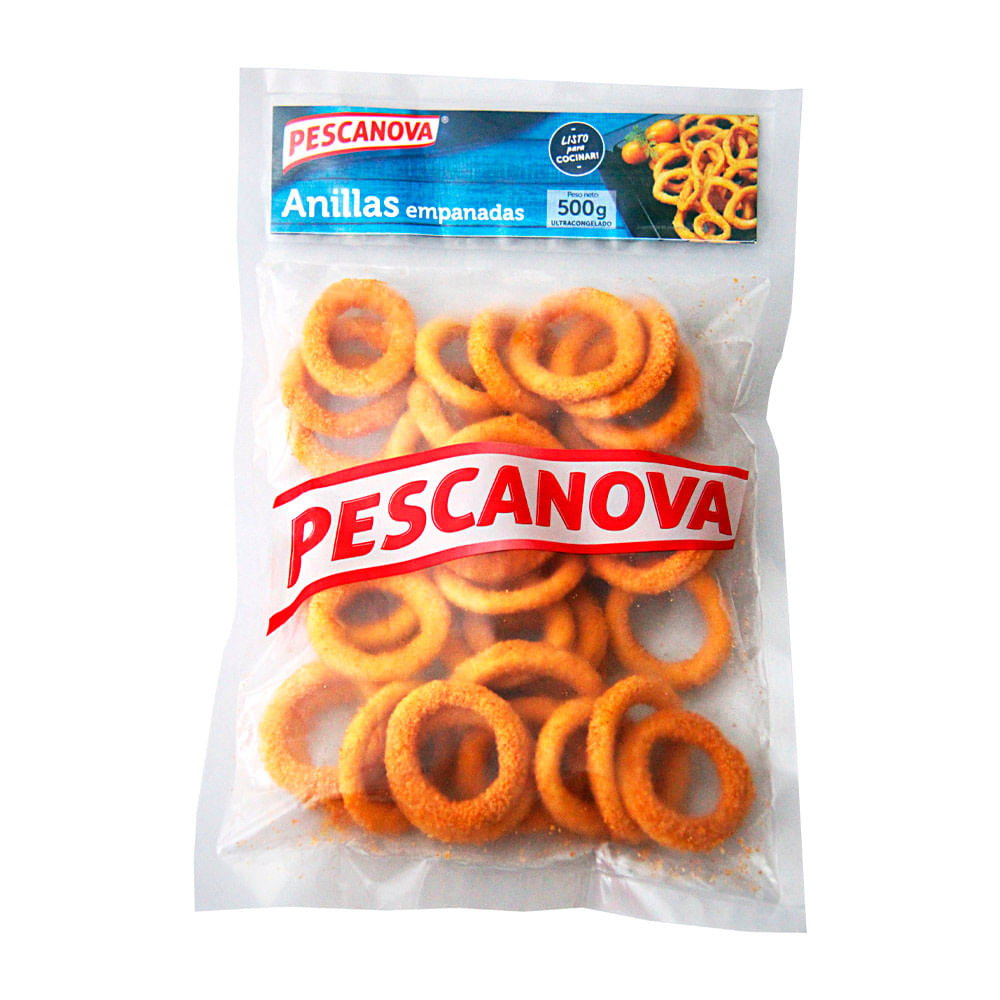 Anillas de Pota Empanizada Pescanova Bolsa 500 g