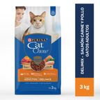 Alimento para Gatos Adultos Delimix Bolsa 3 Kg