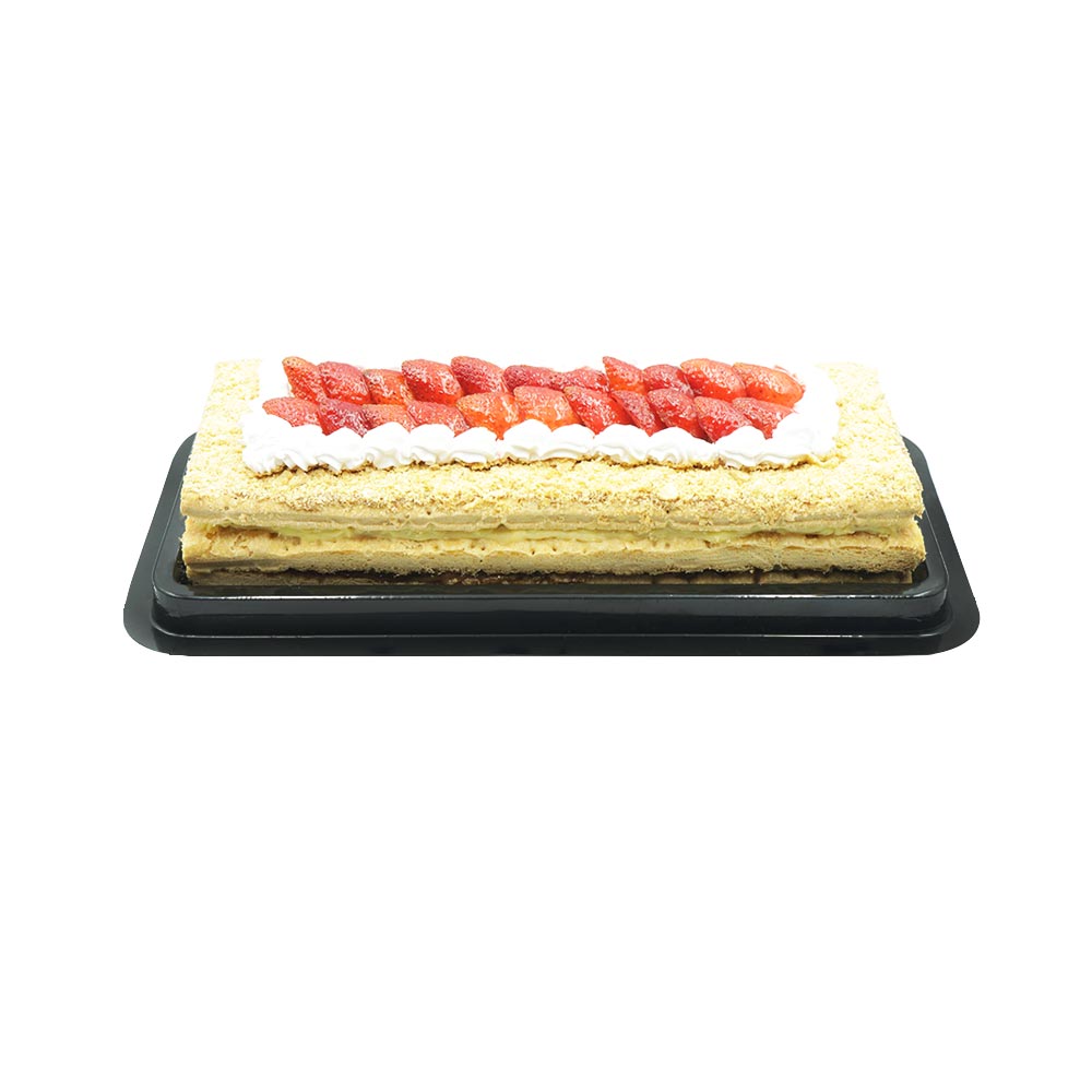 Torta Milhojas de Fresa Rectangular