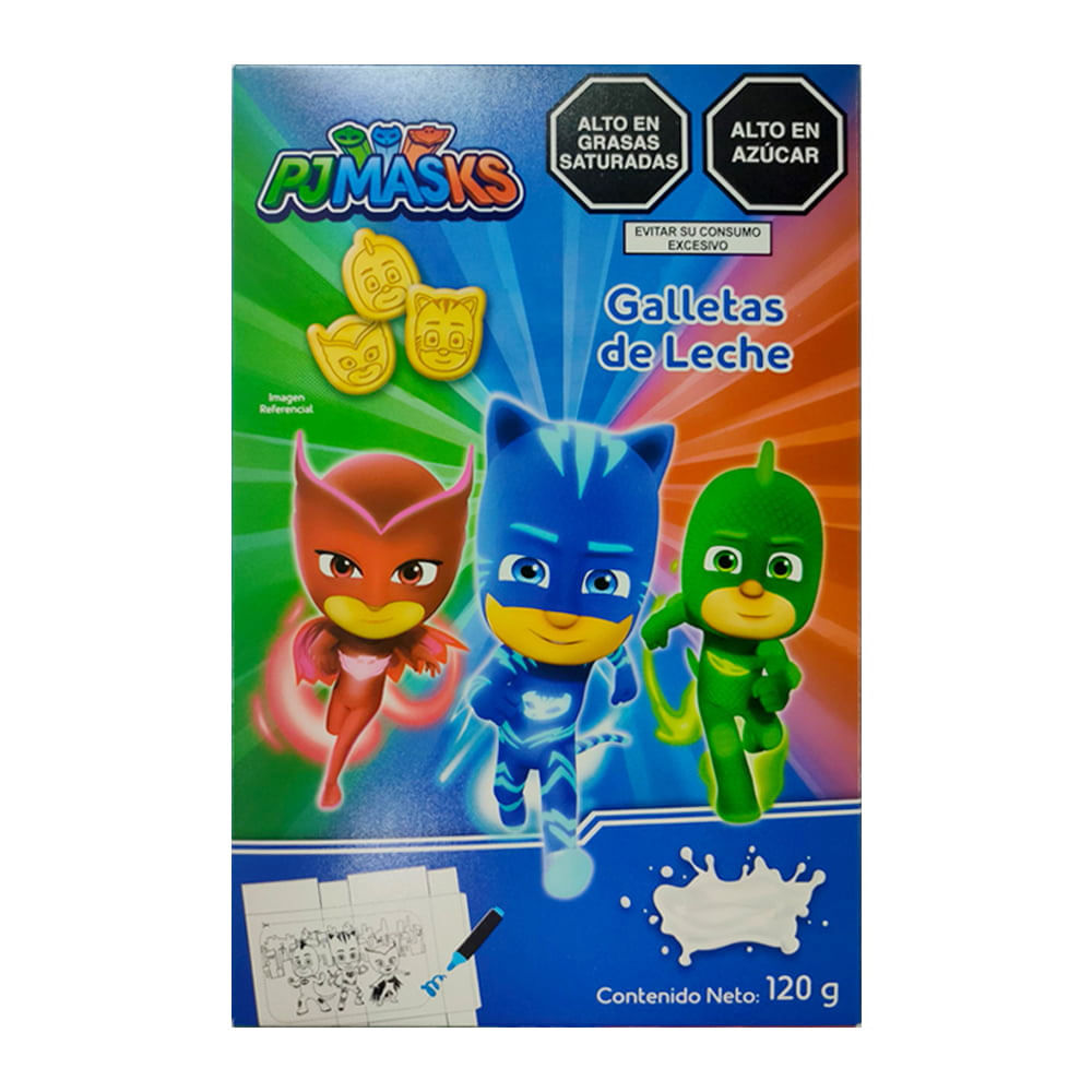 Galletas de Leche PJ Mask 120g