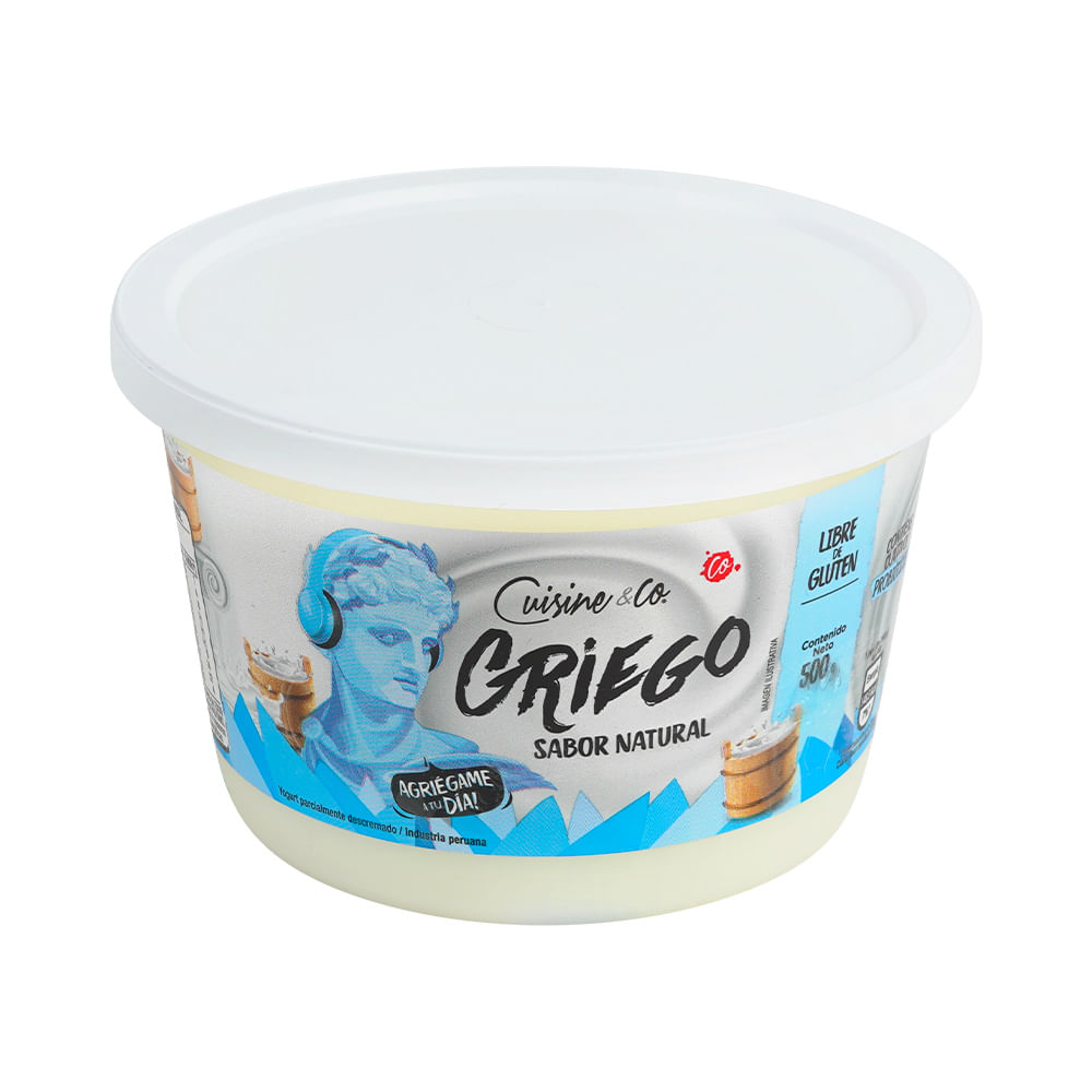 Yogurt Griego Cuisine & Co Sabor Natural 500g