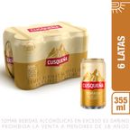 Sixpack Cerveza Cusqueña Dorada Lata 355ml