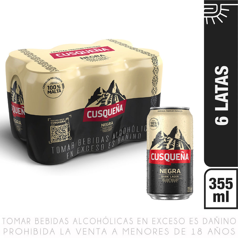 Victoria Cerveza negra Lata 330 ml