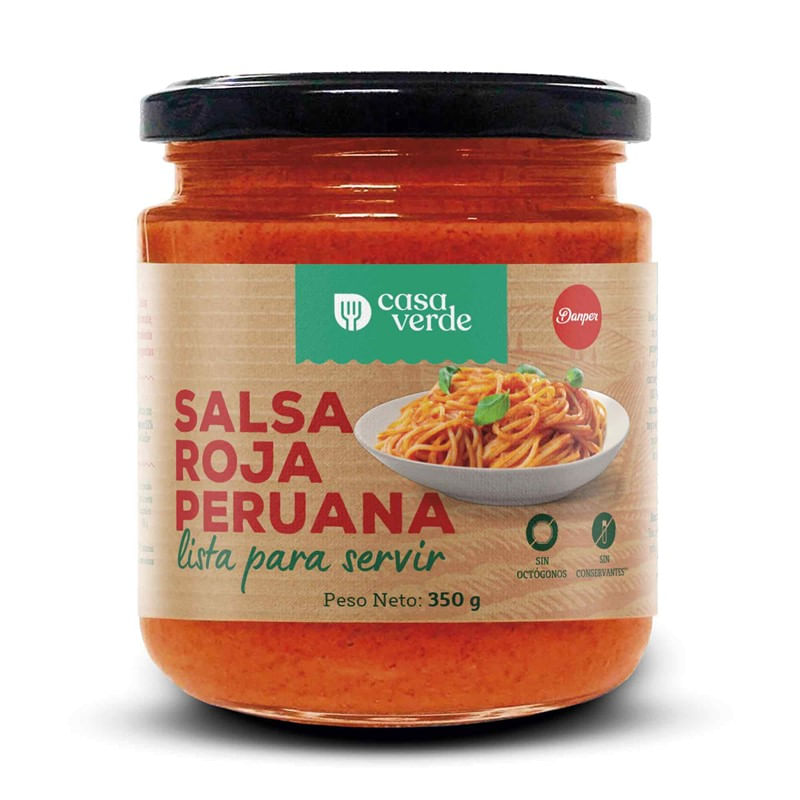 Salsa Roja Peruana Casa Verde 350g
