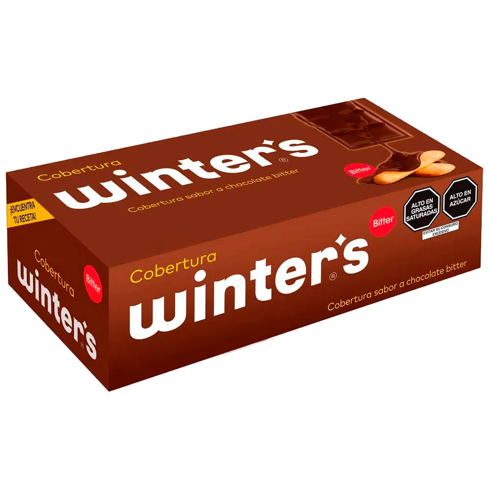 Cobertura Sabor a Chocolate Bitter Winter's 500g