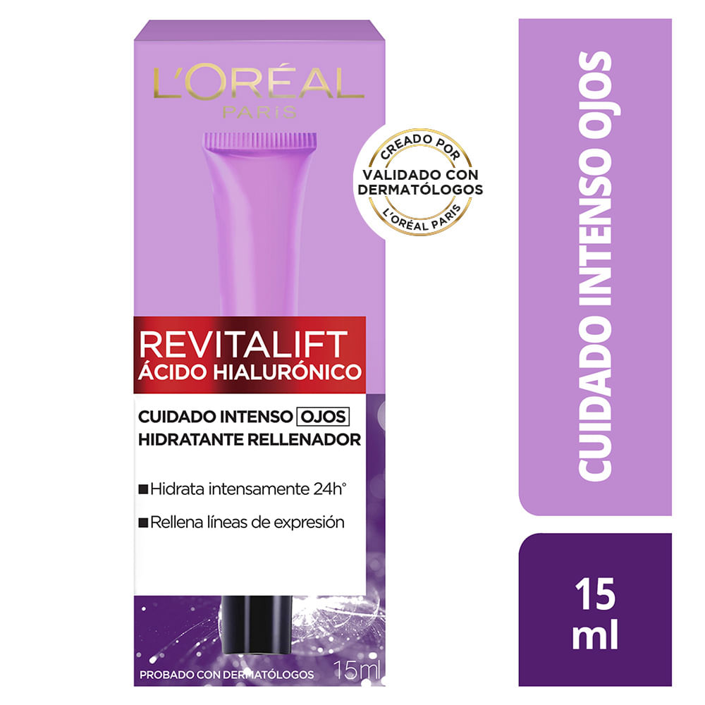 Sérum Rellenador de Ojos Revitalift Ácido Hialurónico 15ml