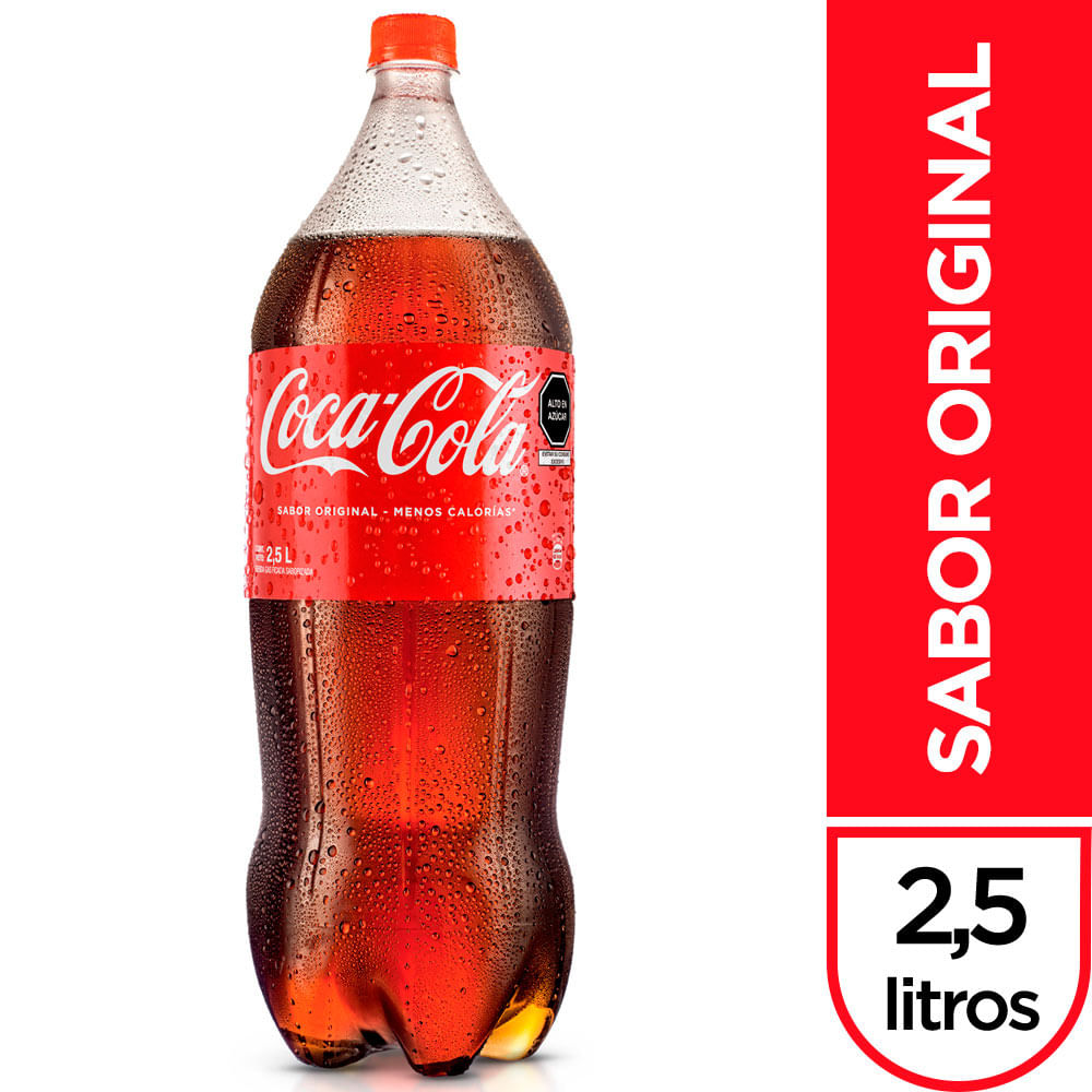 Gaseosa Coca Cola Botella 2.5L