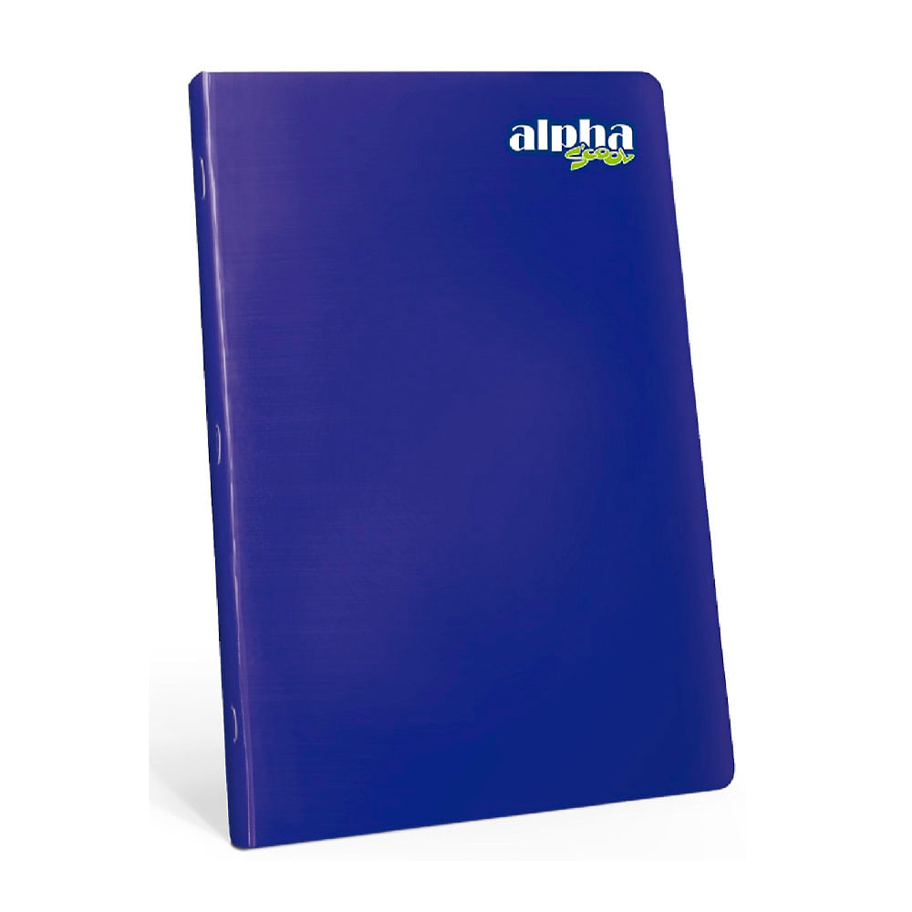 Cuaderno Alpha Scool Rojo 88 Hojas
