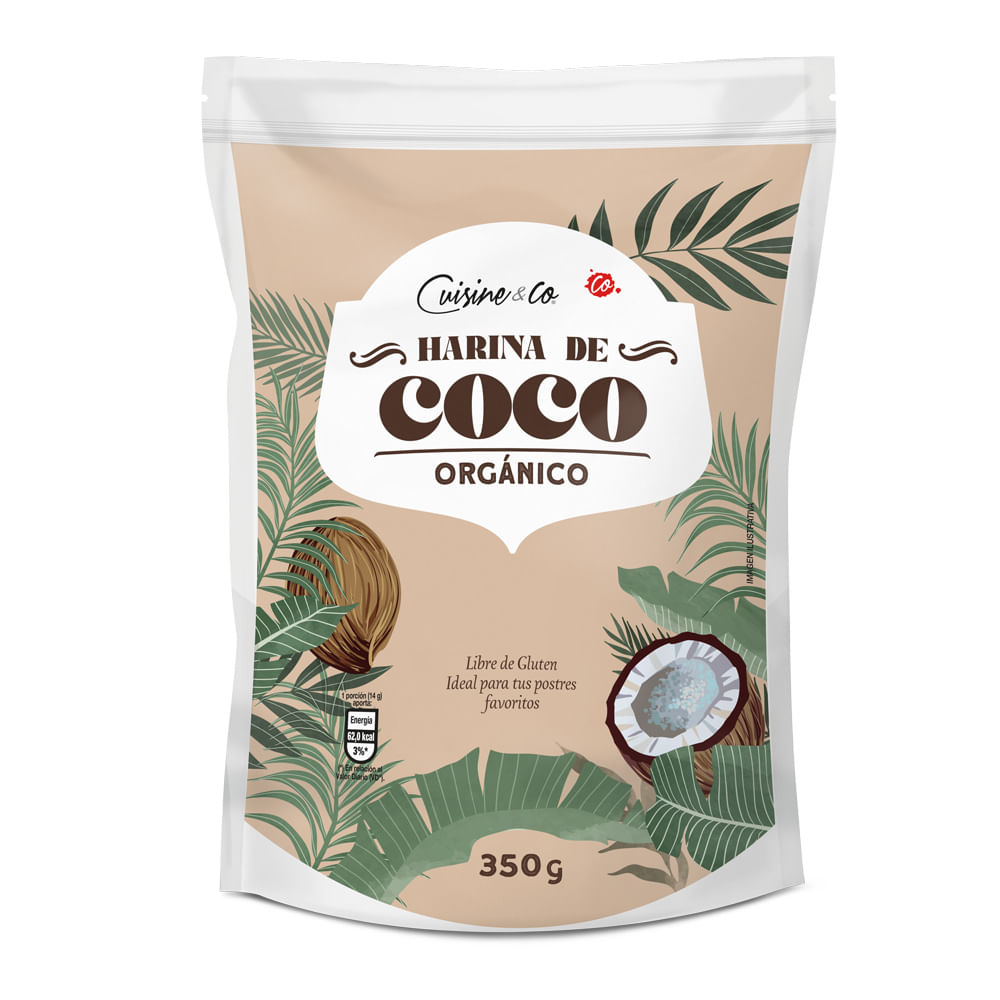 Harina de Coco Orgánico Cuisine & Co 350g