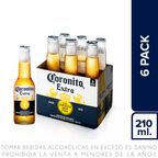 Sixpack Cerveza Coronita Botella 210ml