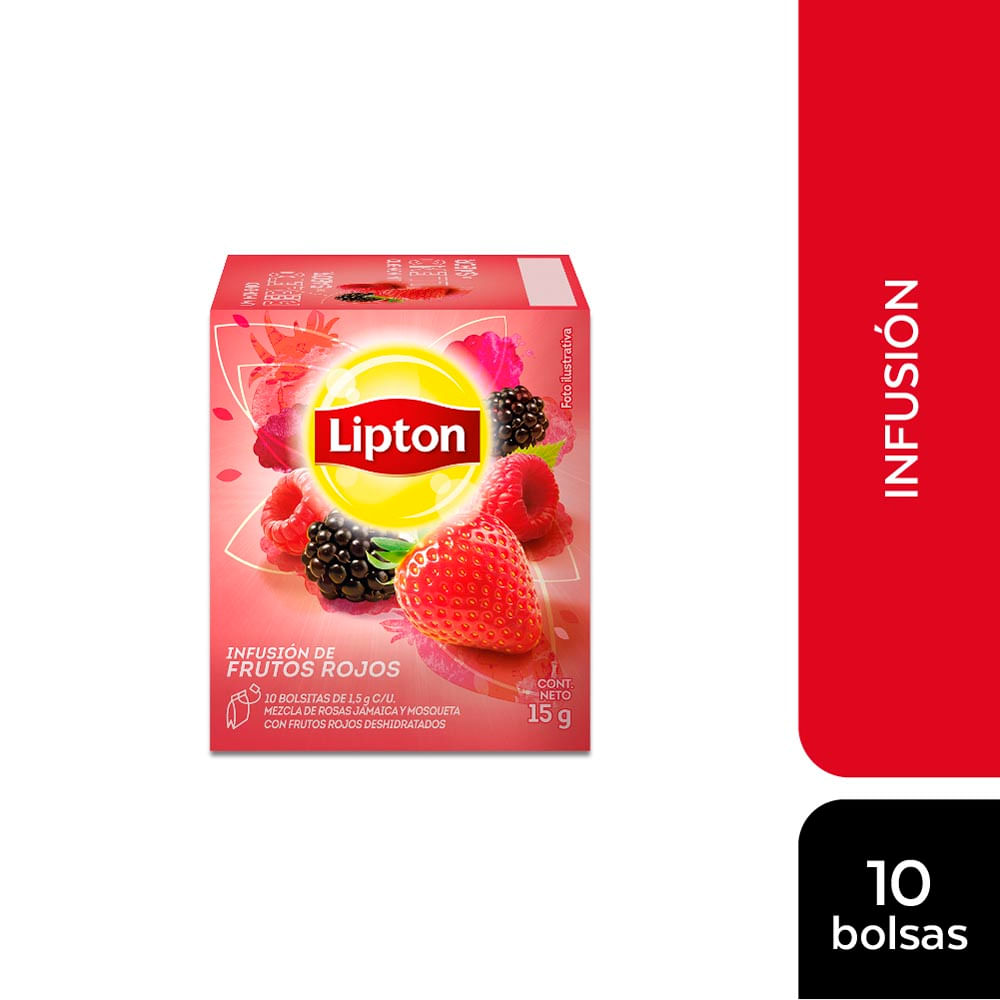 Infusión de Frutos Rojos Lipton 10un
