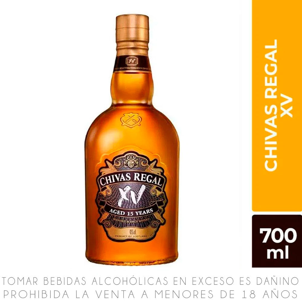 Whisky Chivas Regal XV 15 Años Botella 700ml