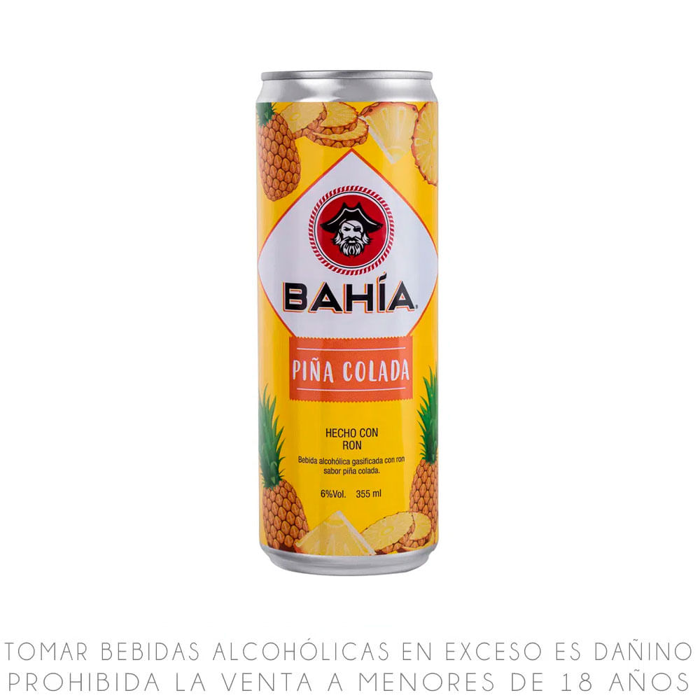 Bebida Ready to Drink Bahía Piña Colada Lata 355ml