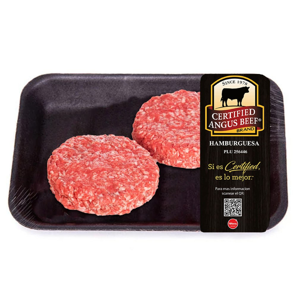 Hamburguesa Skin Pack Certified Angus Beef x kg