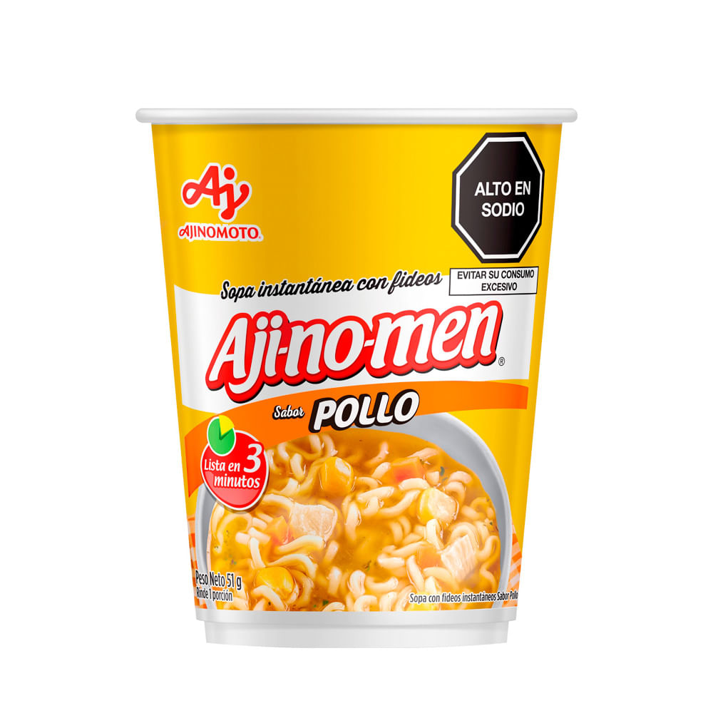 Sopa Instantánea Ajinomen Sabor Pollo 51g