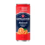 Agua Carbonatada Sanpellegrino Aranciata Rossa Lata 330ml