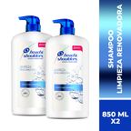 Twopack Shampoo Head & Shoulders Limpieza Renovadora 850ml