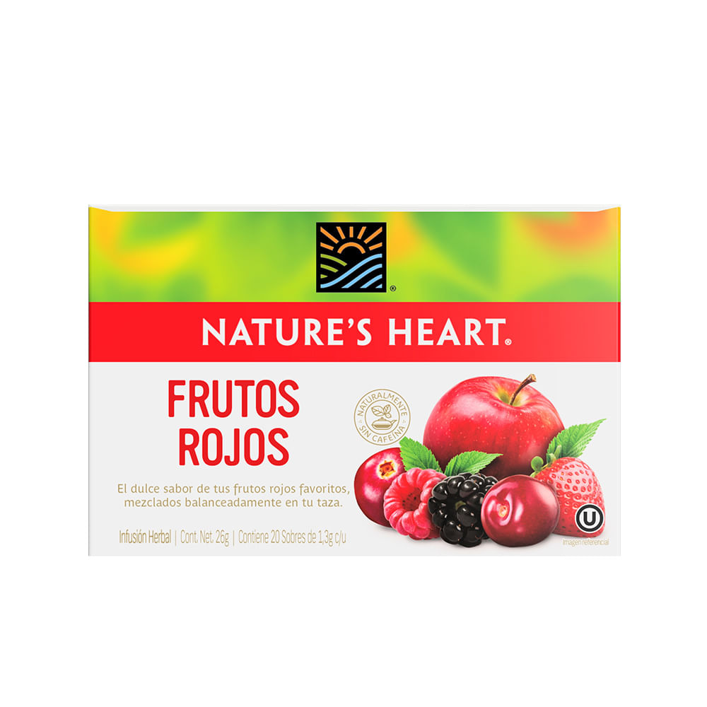 Infusión de Frutos Rojos Nature's Heart 20un