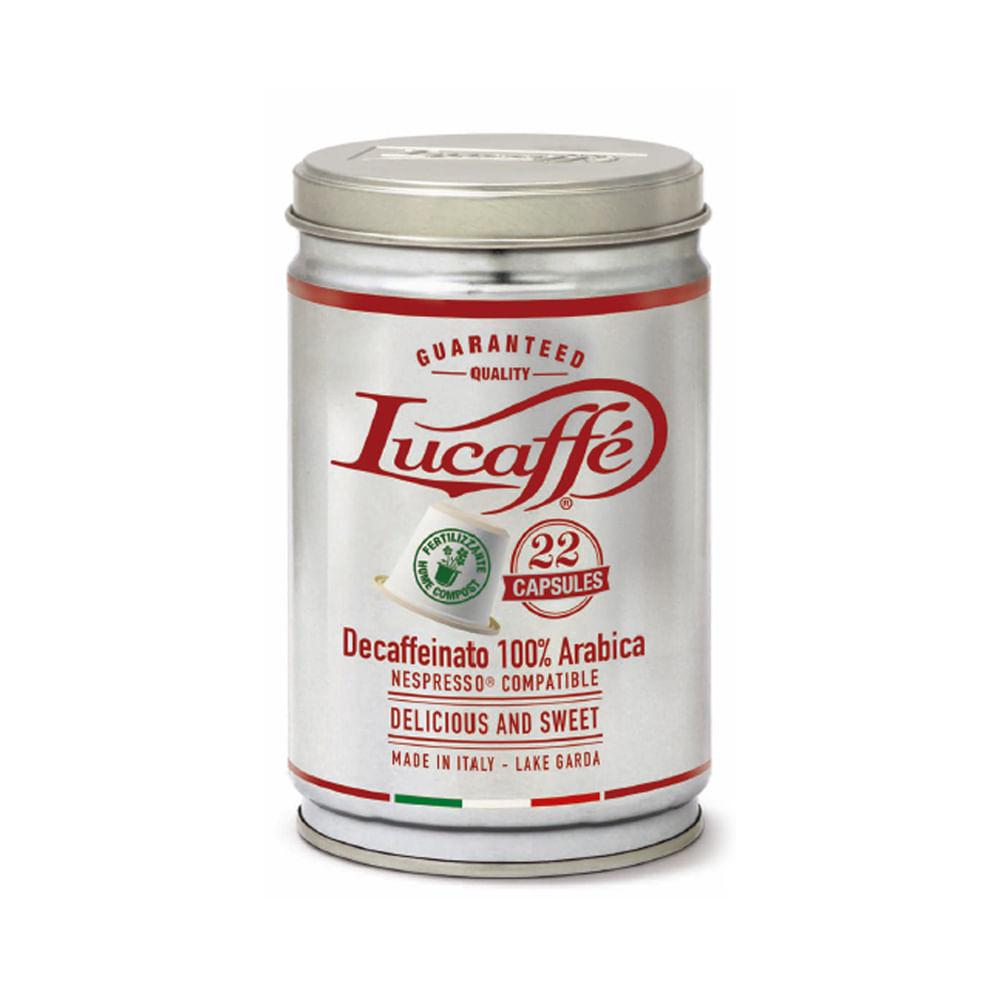 Café Descafeinado en Cápsula Lucaffe 22un