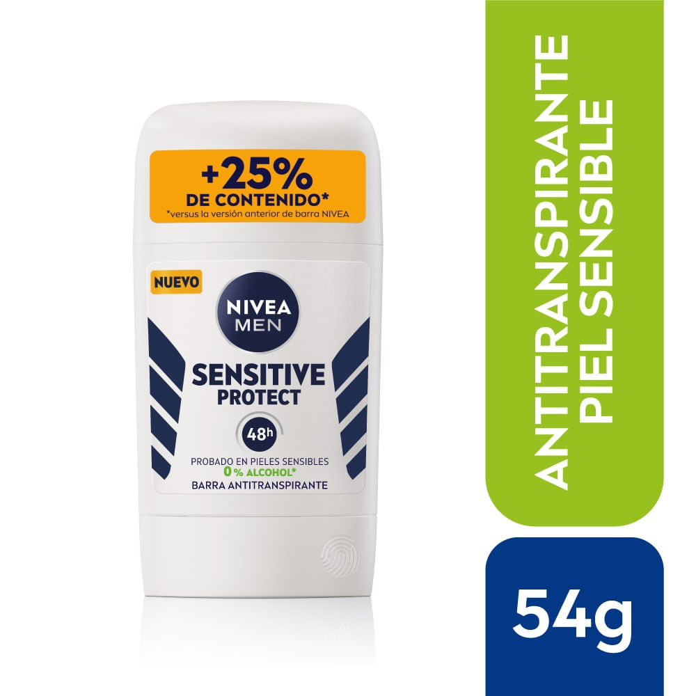 Desodorante en Barra Nivea Men Sensitive Protect 54g