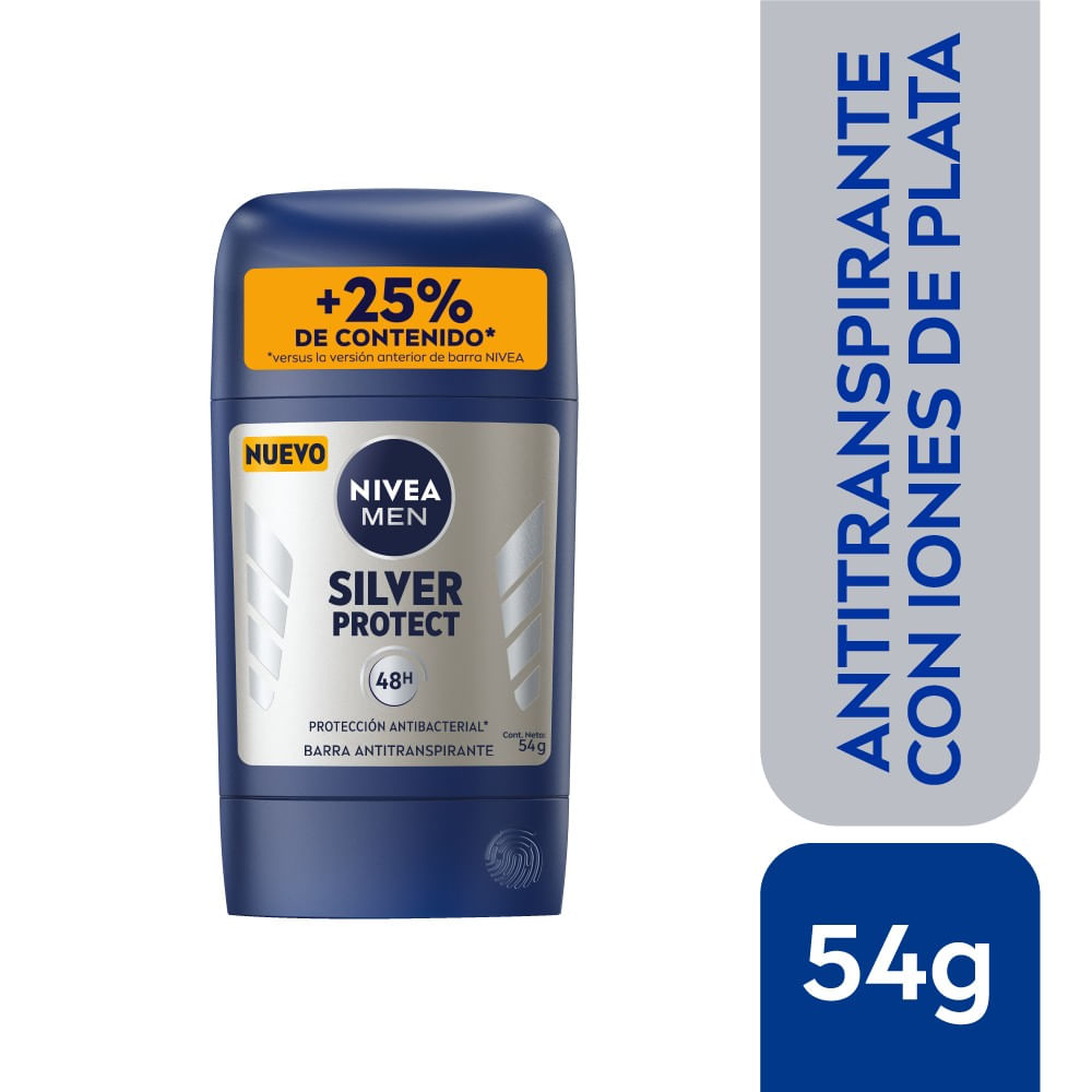 Desodorante en Barra Nivea Men Silver Protect 54g
