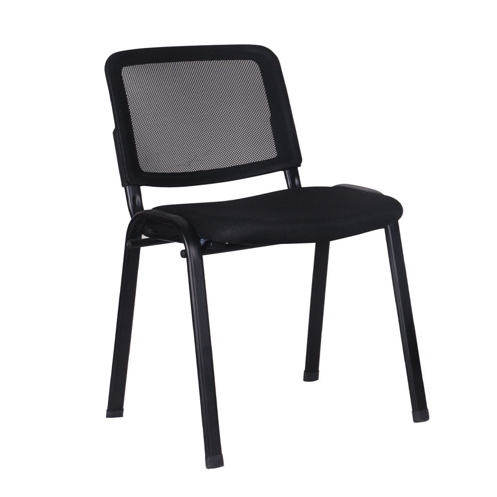 Silla M+Design Visita Apilable Malla Negro