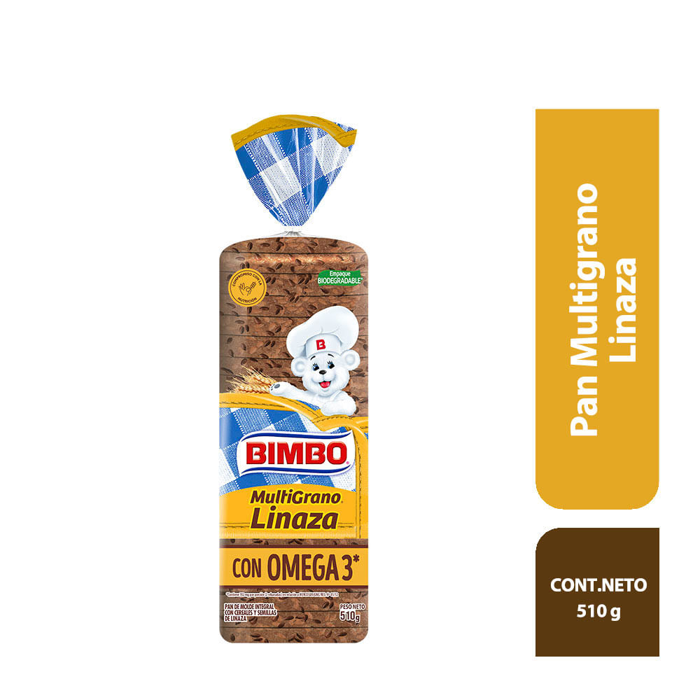 Pan de Molde de Semillas Bimbo Vital Bolsa 600 g 