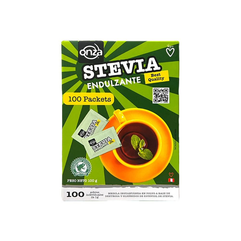 Endulzante Stevia Onza 100un