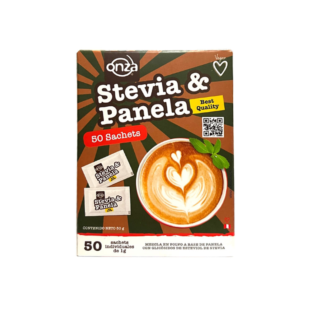 Endulzante Stevia & Panela Onza 50un