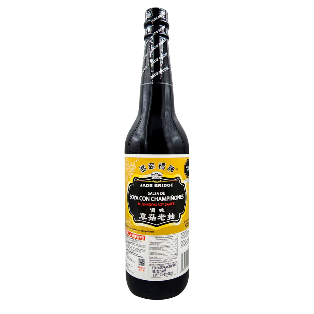 Salsa Soya con Champiñones Jade Bridge 625ml