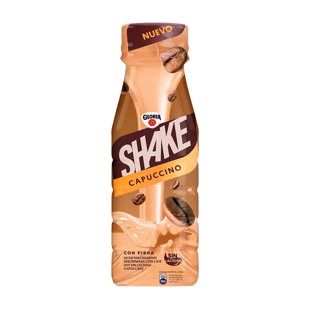 Bebida Gloria Shake Capuccino Botella 320ml