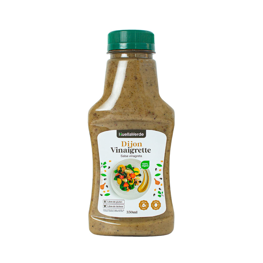 Salsa Vinagreta Dijon Huella Verde 350ml
