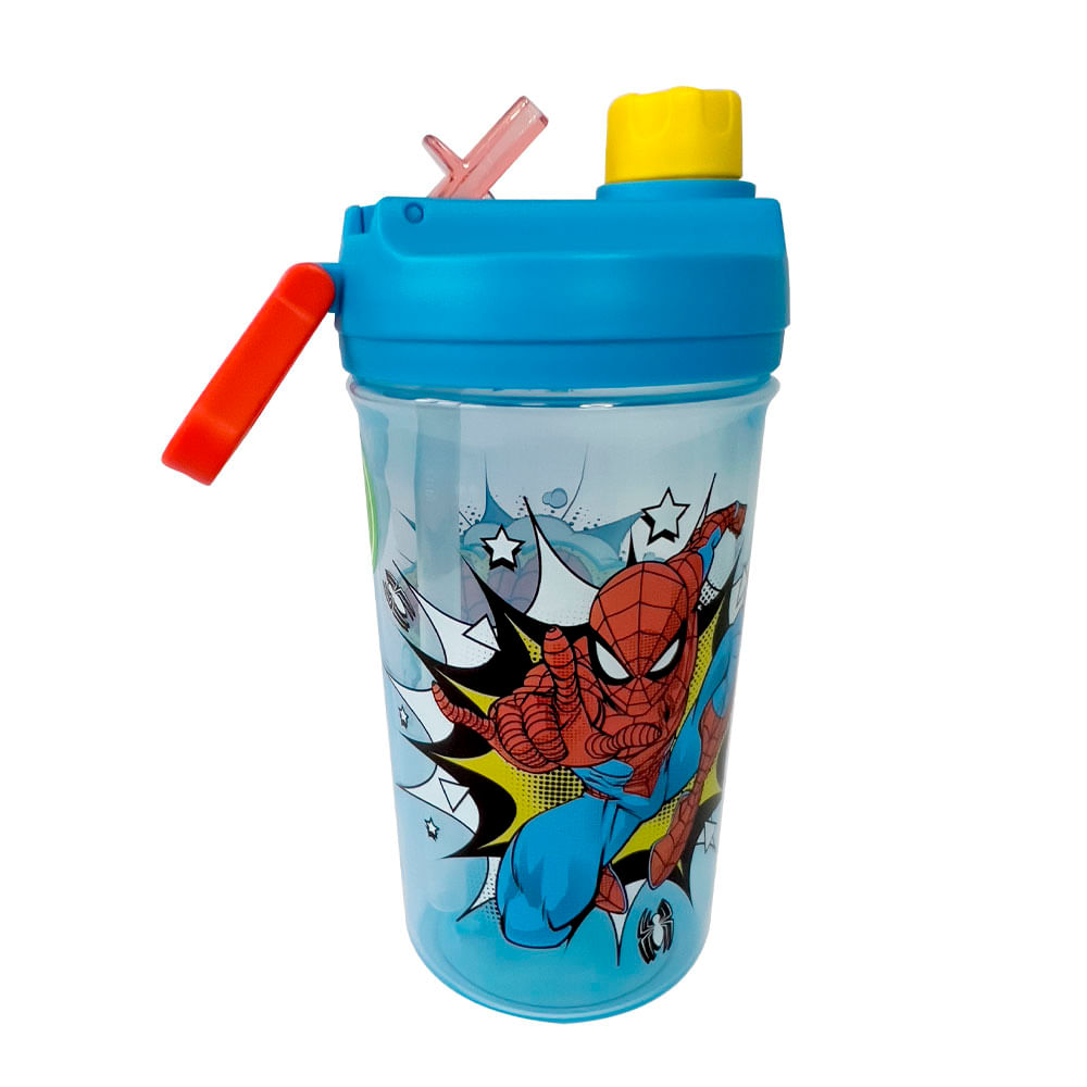 Botella Doble Lid Spiderman