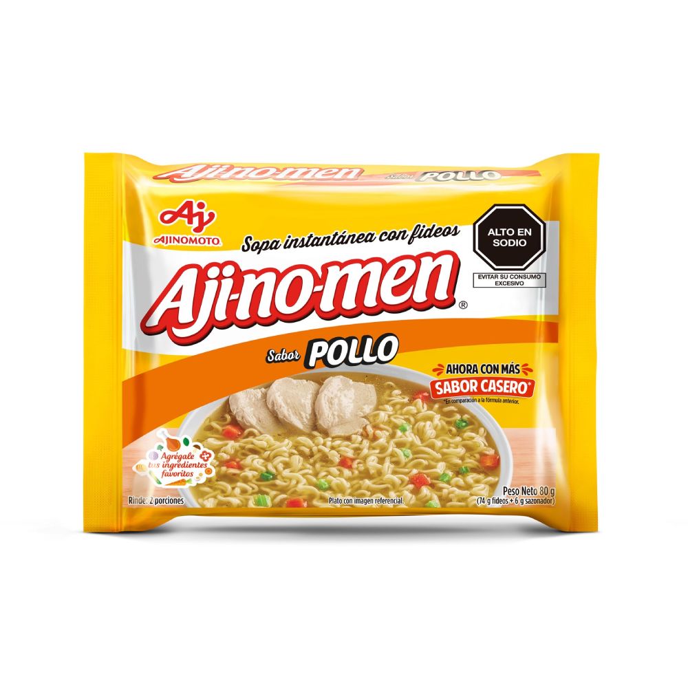 Sopa Instantánea Ajinomen Sabor Pollo 80g