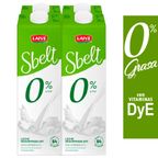 Fourpack Leche Descremada UHT Laive Sbelt Caja 946ml