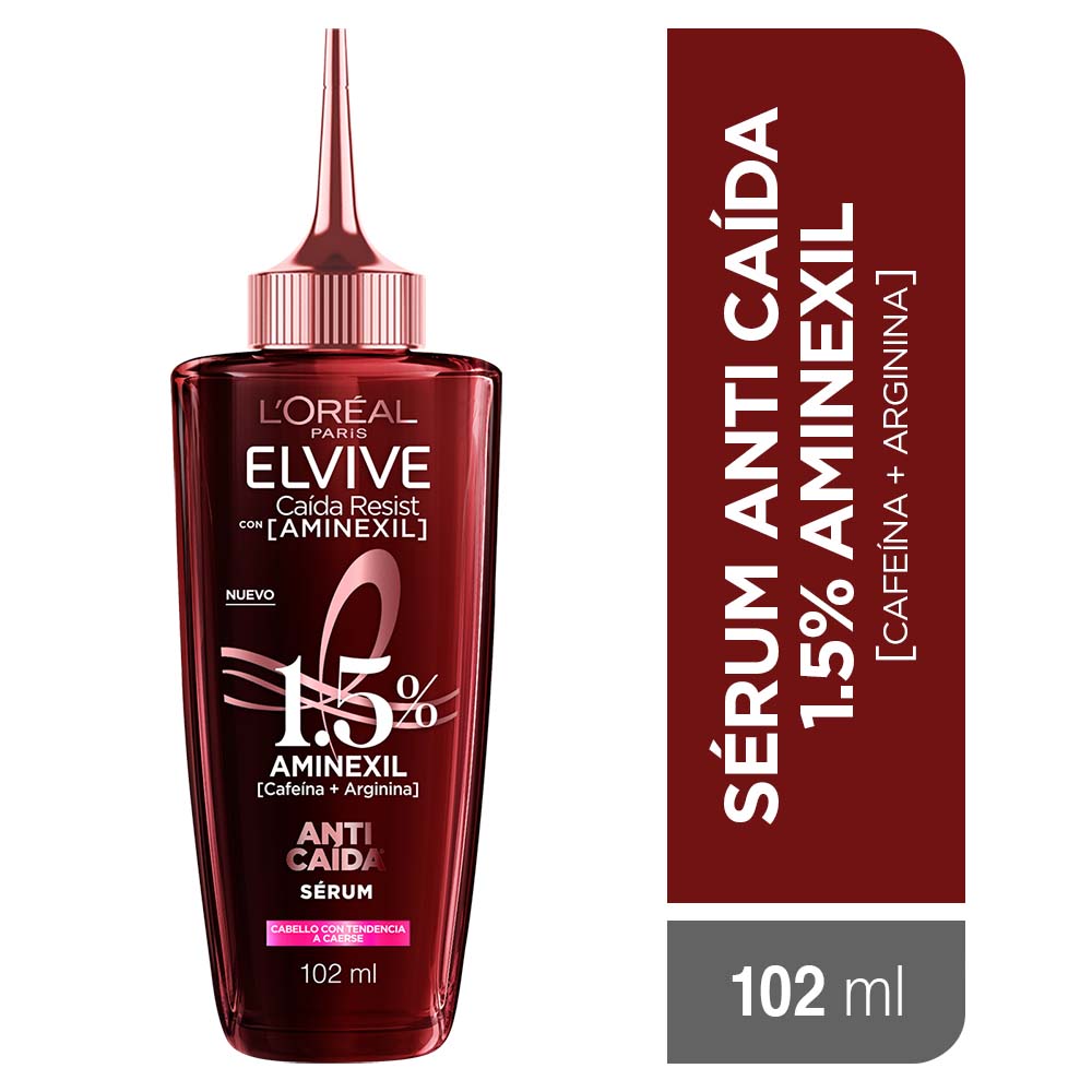 Sérum Capilar Elvive Caída Resist 1.5% Aminexil 102ml