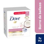 Tripack Jabón en Barra Dove Leche de Coco 90g