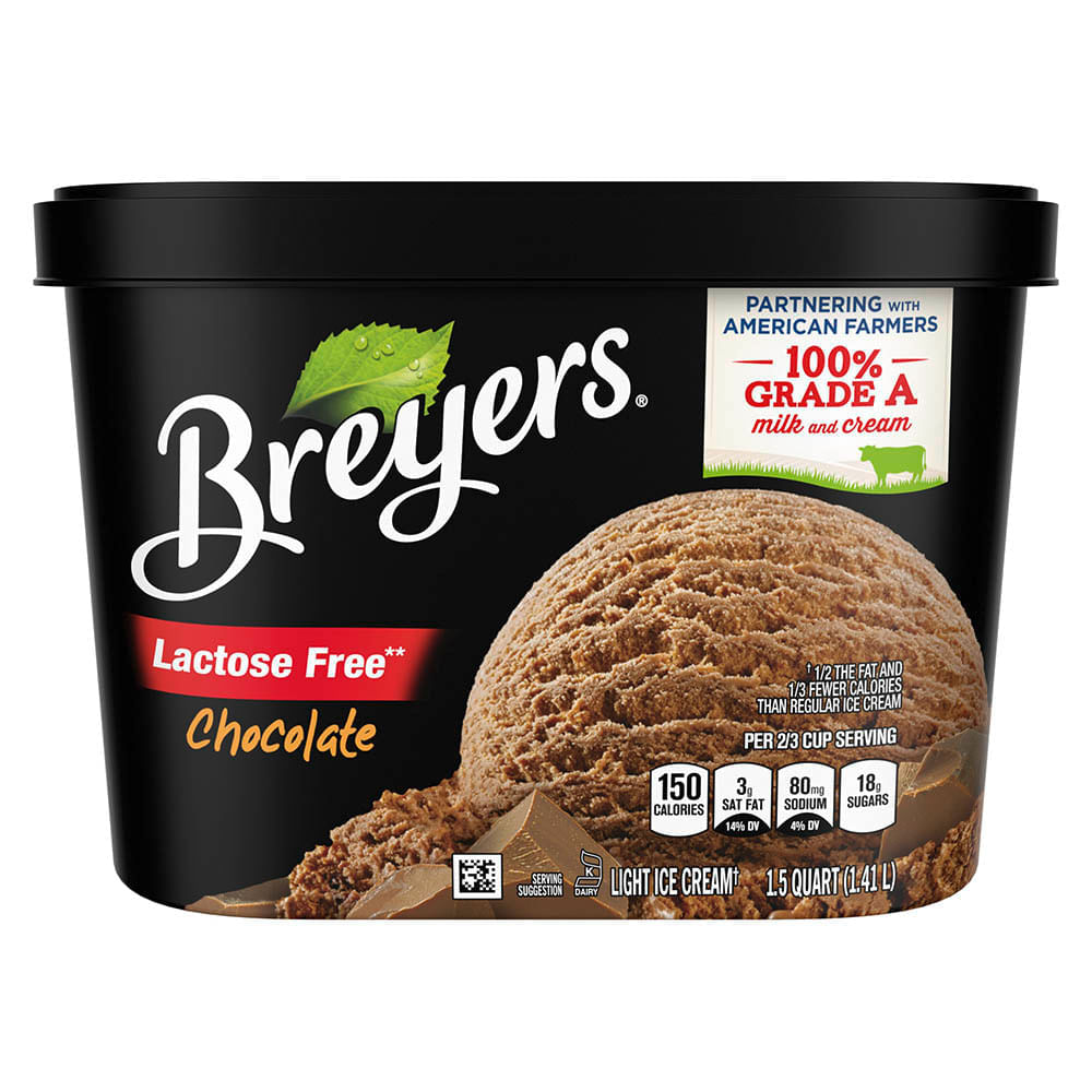 Helado Sin Lactosa Breyers Chocolate 1.4L