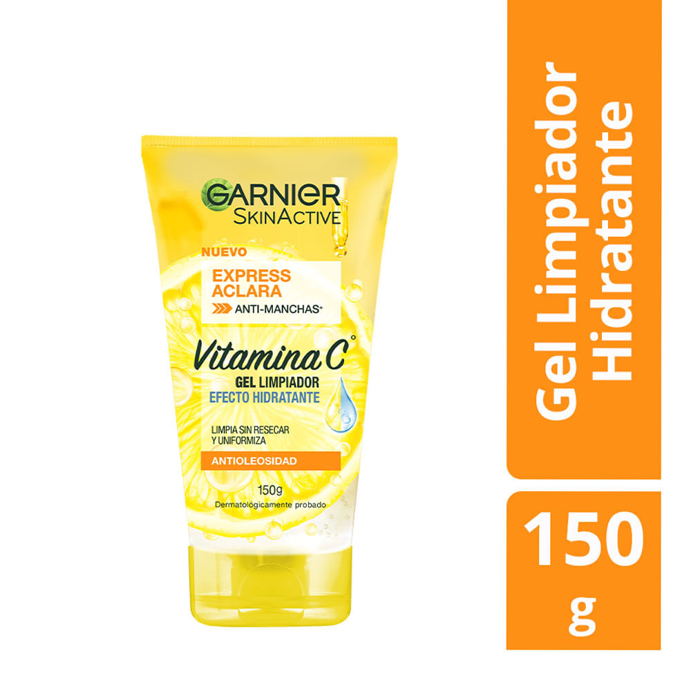 Gel Limpiador Facial Garnier SkinActive Express Aclara 150g