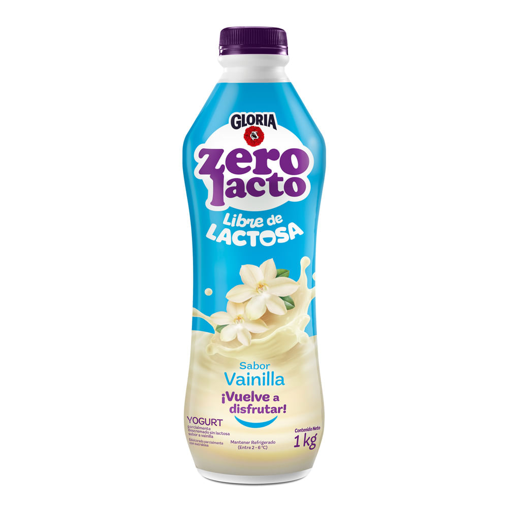 Yogurt Gloria Zero Lacto Sabor Vainilla 1kg