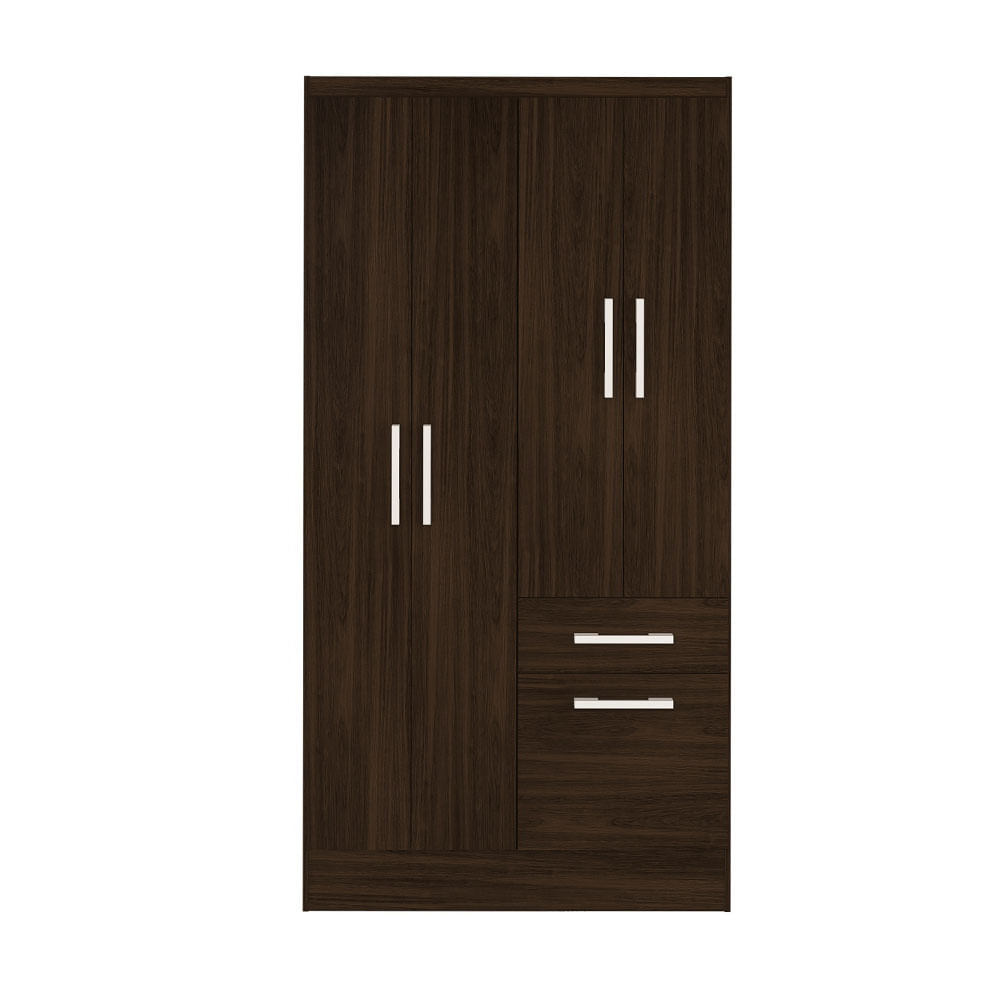 Closet M+Design 4 Puertas Zapatera 94x40x177cm Tabaco